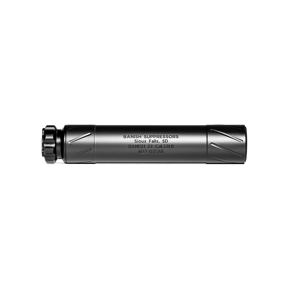 Banish RF 22 TI DT Black Suppressor
