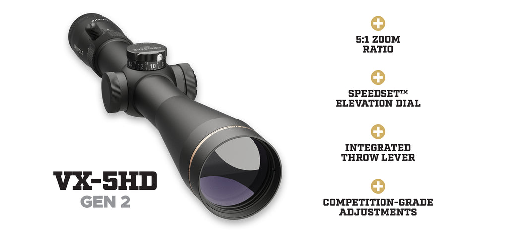 Leupold VX-5HD Gen2 3-15x44 CDS-SZL2 Fire-dot Rifle Scope